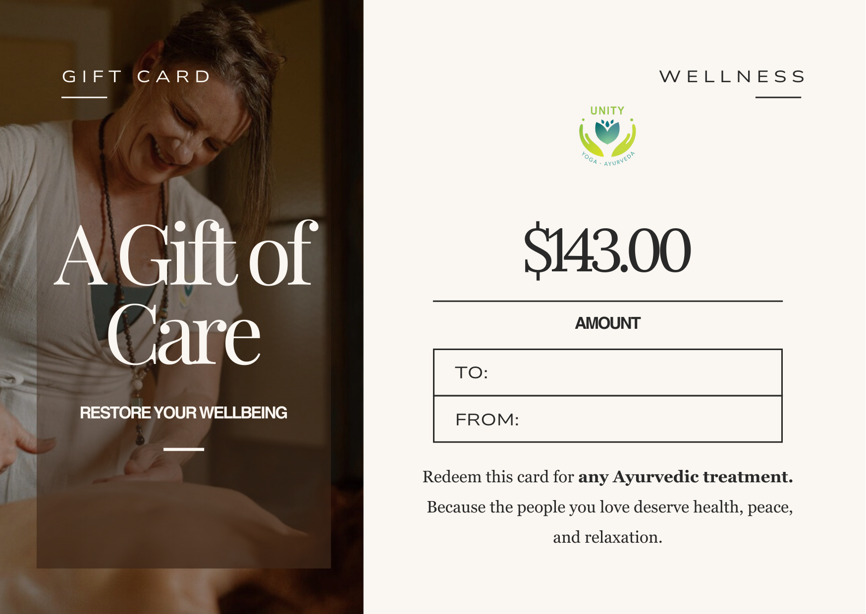 Updated gift card (2) gift card