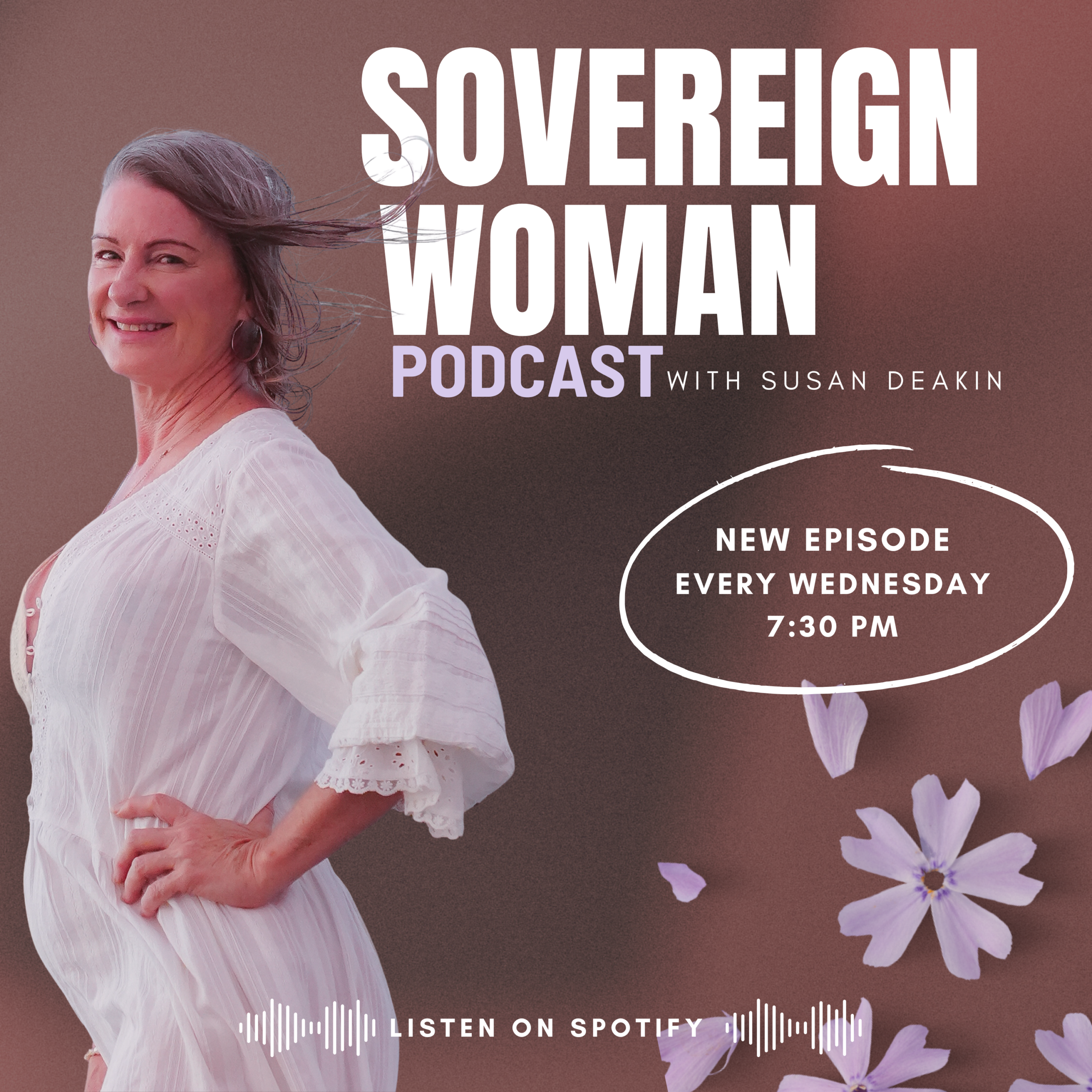 Susan Deakin, host of the Sovereign Woman Podcast, sharing conversations on personal growth, relationships, yoga, Ayurveda and women's empowerment through Unity Yoga Ayurveda in Mackay Queensland.
